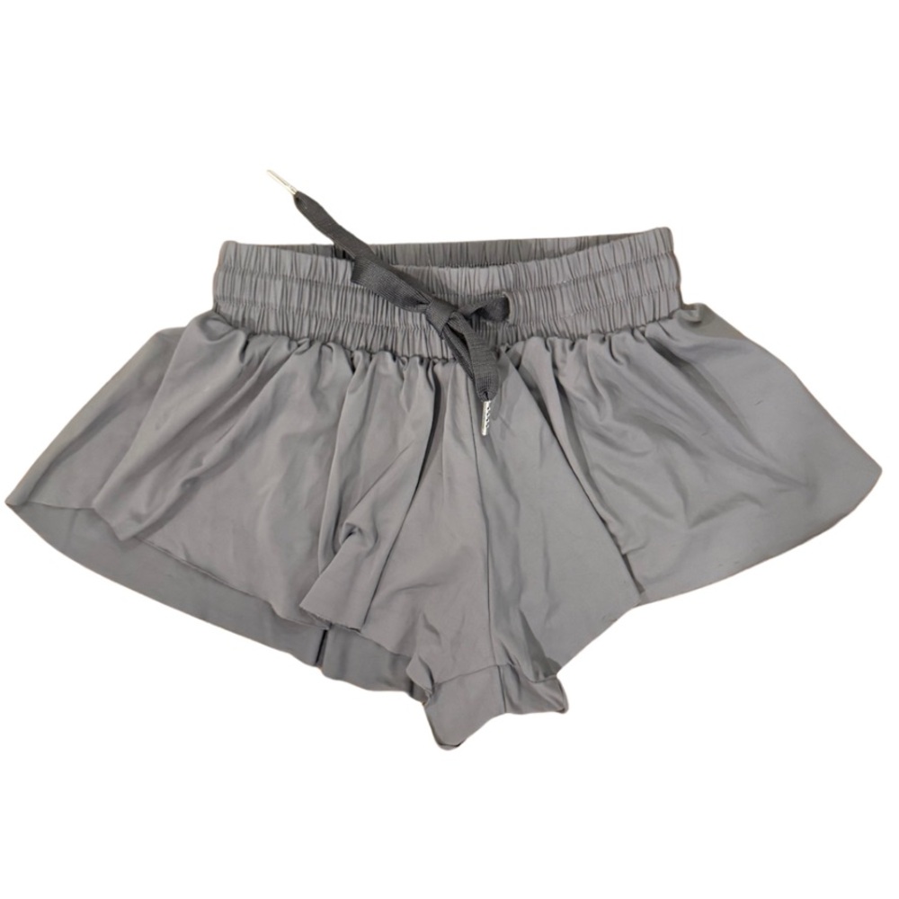 Katie J Girls Grey Farrah Shorts Size Medium LIKE NEW